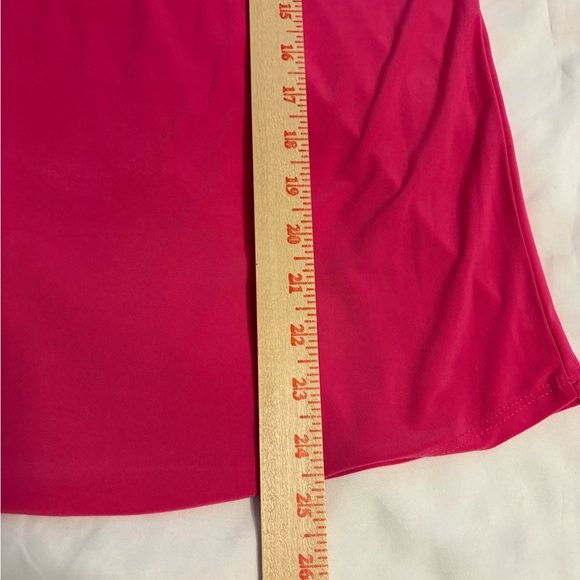 Anne Klein Vibrant Pink Blouse with Button Detail - Picture 4 of 7